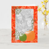 Mooie pompoen foto Wenskaart Kaart (Gele Bloem)