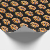 Mooie pompoen Halloween Cadeaupapier (Hoek)