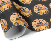 Mooie pompoen Halloween Cadeaupapier (Rol Hoek)