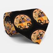 Mooie pompoen Halloween Stropdas (Opgerold)