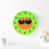 Mooie Pompoen Halloween Wandklok (Huis)