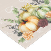 Mooie pompoen herfst Waterverf Herfst Korte Tafelloper (Hoek)