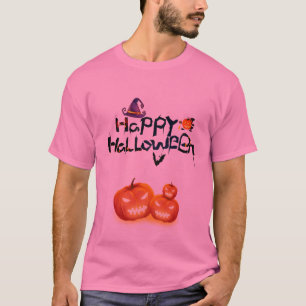 Mooie “Pompoen” Print T-Shirt voor Herfst Liefhebb