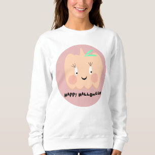 Mooie Pompoen Retro Letters Fijne Halloween Trui