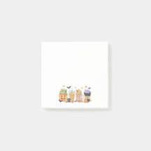 Mooie pompoen stickie notities