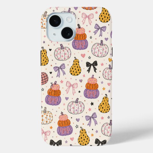 Mooie Pompoen Strik Herfst Hoestelcase Case-Mate iPhone Case (Achterkant)