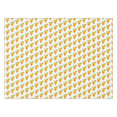 Mooie pompoenen op witte tablet tafelkleed (Voorkant (Horizontaal))