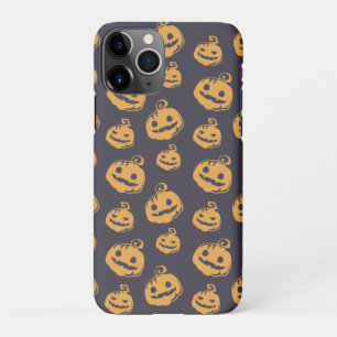 Mooie pompoenen tegen halloween nacht iPhone 11Pro hoesje