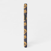 Mooie pompoenen tegen halloween nacht iPhone hoesje (Rechterkant)