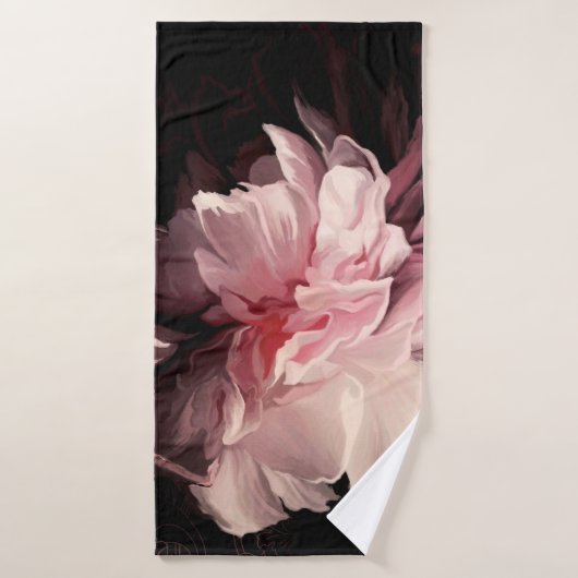 Mooie pony-bloem badhanddoek (Badhanddoek)