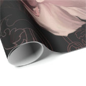 Mooie pony-bloem cadeaupapier (Rol Hoek)