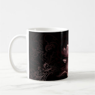 Mooie pony-bloem koffiemok