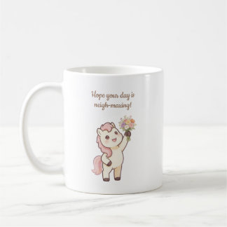Mooie Pony geweldige Dag  Moederdag  Koffiemok