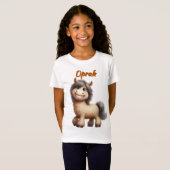 Mooie Pony - Kinderen T-shirt (Voorkant volledig)