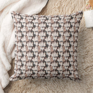 Mooie Poodle & Hondenras Illustratie Patroon Kussen