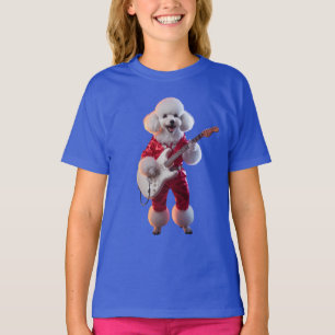Mooie Poodle Rockster Kinder T-Shirt