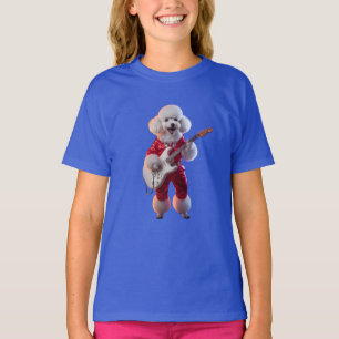 Mooie Poodle Rockster Kinder T-Shirt