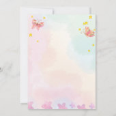 Mooie Pooh Bear Uitnodigingen (Achterkant)