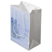 Mooie poolvos medium cadeauzakje (Voorkant Gekanteld)