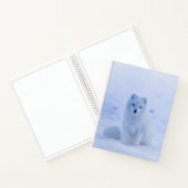 Mooie poolvos notitieboek (Binnen)