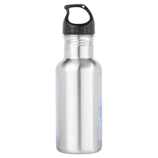 Mooie poolvos waterfles  (Achterkant)