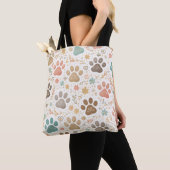 Mooie Pootafdrukken Tote Bag (Dichtbij)