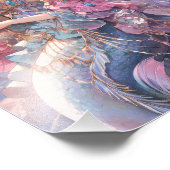 Mooie Pop Anime Zeemeermin Foto Afdruk (Hoek)