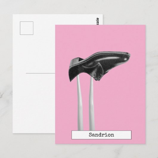 Mooie Pop Modereportagekaart Briefkaart (Voorkant / Achterkant)