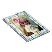 Mooie pop retro  design Blythe girl to Notitieboek (Rechterzijde)