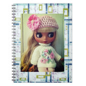 Mooie pop retro  design Blythe girl to Notitieboek (Voorkant)