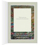 Mooie Poppies Sympathie Card (Binnen (Rechts))