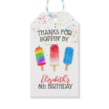 Mooie Popsicles Aangepaste Verjaardag Favoriet Lab