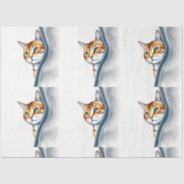 Mooie Populaire Schattigee Waterverf Kat Collectie Tissuepapier