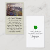 Mooie Porcupine Rand Sympathie Card Visitekaartje (Voorkant / Achterkant)