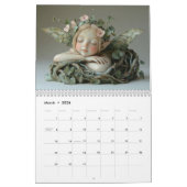 Mooie porseleinen feeën glas Elegant Kalender (Mar 2026)