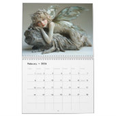 Mooie porseleinen feeën glas Elegant Kalender (Feb 2026)