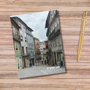 Mooie Porto Portugal fotografie, aangepaste reizen Feestdagenkaart