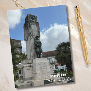 Mooie Porto Portugal fotografie, aangepaste reizen Feestdagenkaart