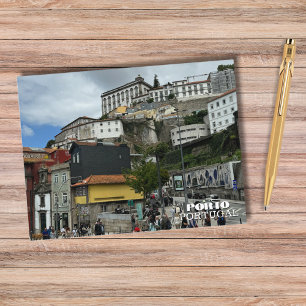 Mooie Porto Portugal Fotografie, op maat gemaakte Feestdagenkaart