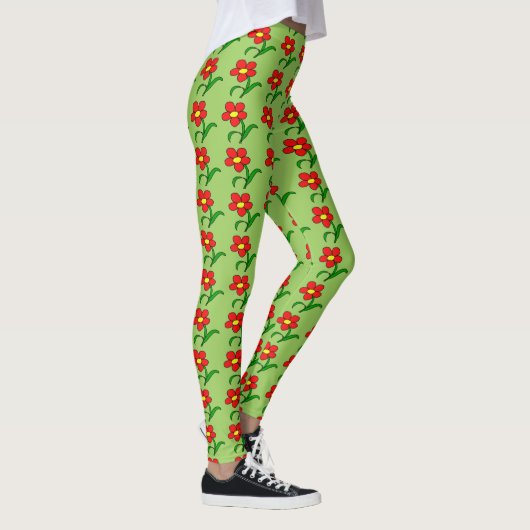 Mooie posie leggings (Rechts)