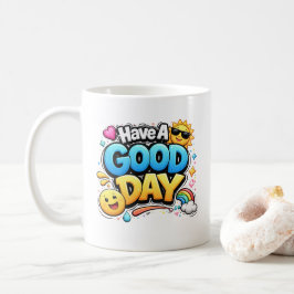 Mooie positieve quote koffiekop koffiemok