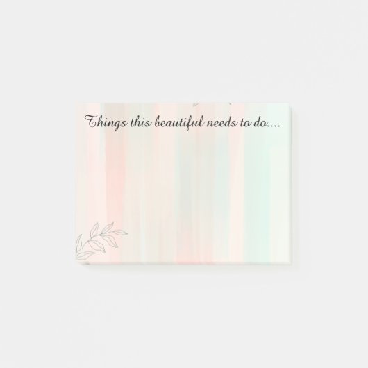 Mooie post het merkt op post-it® notes (Voorkant)