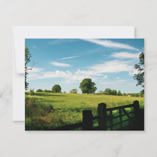 Mooie poster van landschap op het platteland (Voorkant)