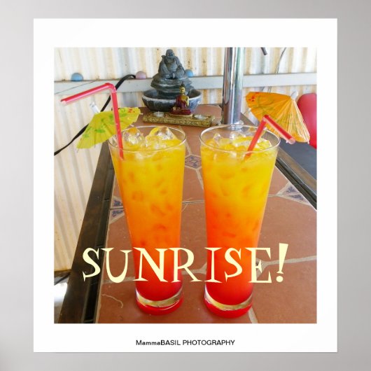 Mooie Poster voor zonsopgang! (Voorkant)