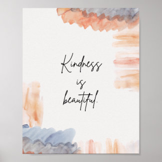 Mooie Poster Waterverf Inspirerende Muurkunst