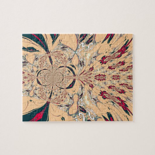 Mooie, prachtige architecturen met kunstdesign legpuzzel (Horizontaal)