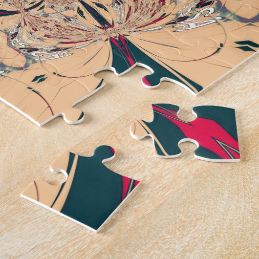 Mooie, prachtige architecturen met kunstdesign legpuzzel (Zijkant)