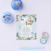 Mooie Pret Piloot Baby Jongens Shower Uitnodiginge Flyer (Enkel)