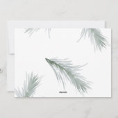 Mooie Prettige feestdagen kalligrafiefkaart Feestdagenkaart (Achterkant)