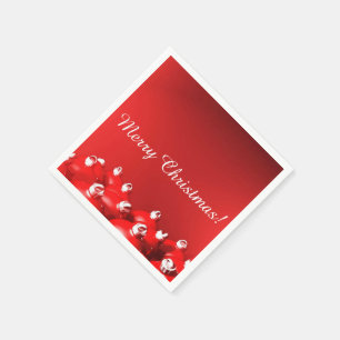 Mooie prettige kerstpapieren luiers! servetten